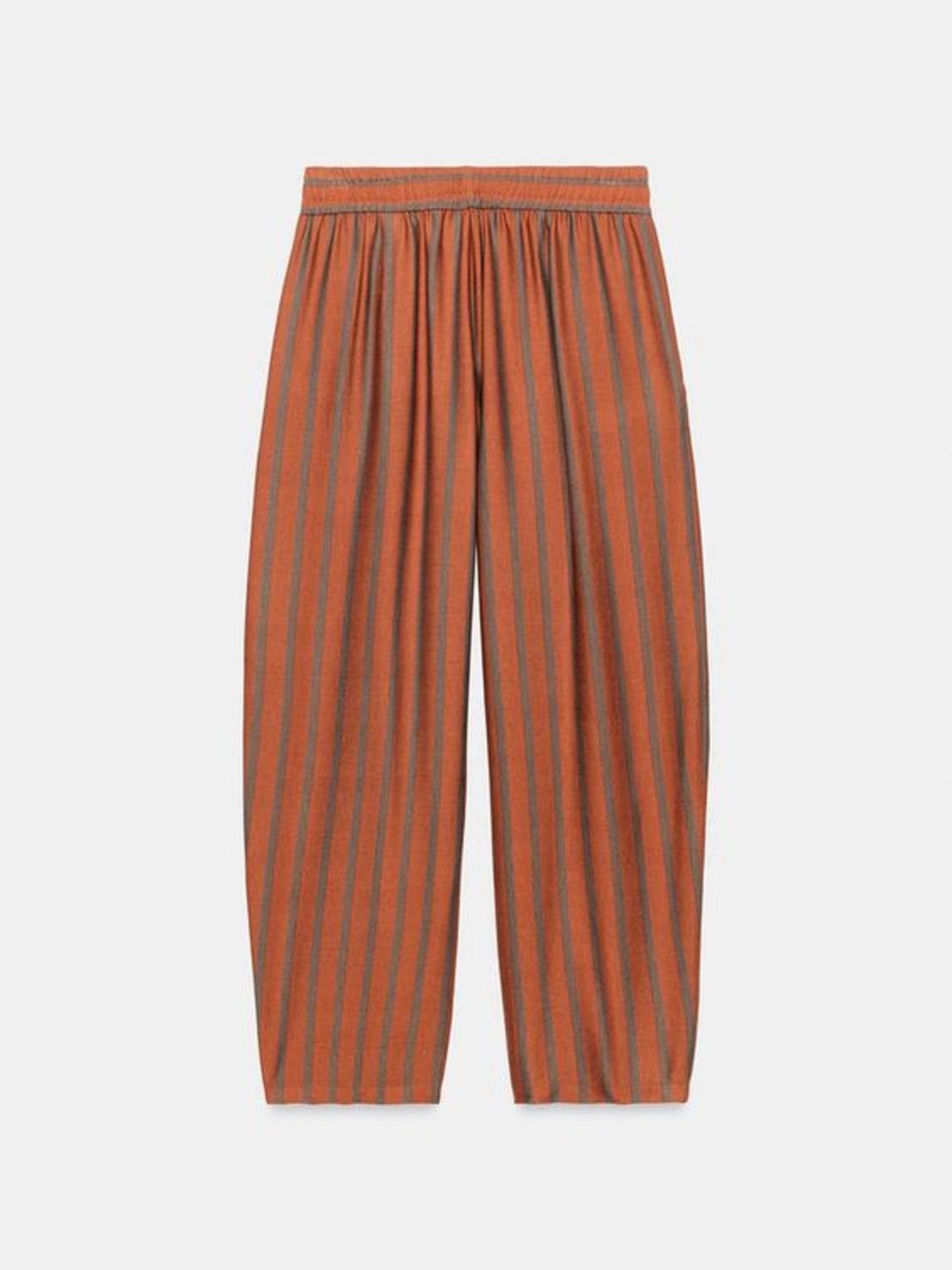 Zara Elastic Waist Striped Pants.
